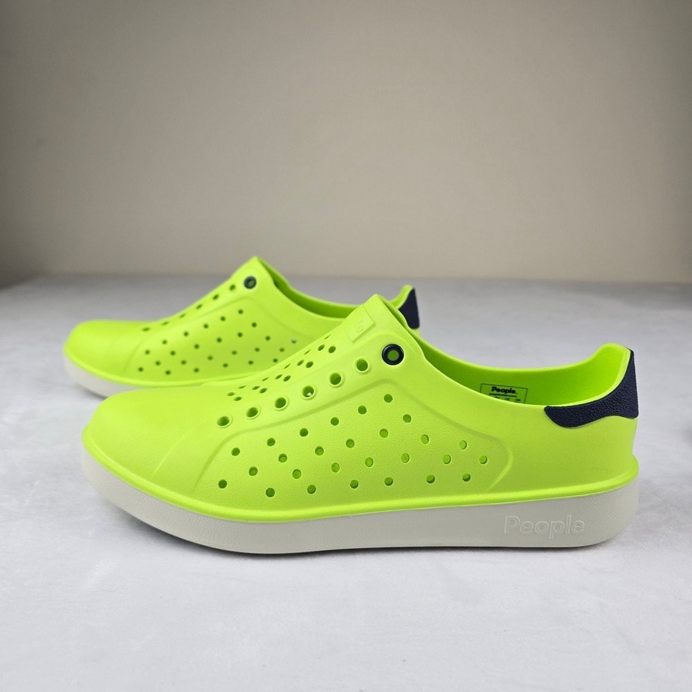 People Shoes Water Shoes Neon Yellow Rubber Slip On Casual Size‎ M8 W10